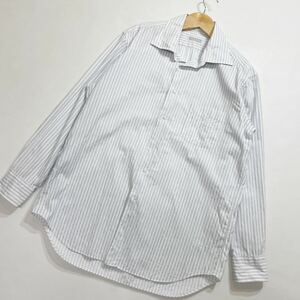 180 BARNEYS NEWYORK バーニーズニューヨーク ストライプ 長袖 シャツ ワイシャツ ドレスシャツ コットン オフィス カジュアル 30918R