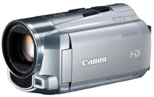 (中古品)Canon デジタルビデオカメラ iVIS HF M51 シルバー 光学10倍ズーム フルフ