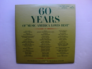 ＊【２LP】【V.A】60YEARS OF MUSIC AMERICA LOVES BEST／グレン・ミラー、ペリー・コモ、ハリー・ベラフォンテ 他（LM-6074）（輸入盤）