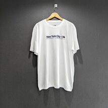 【日本未発売】THE NORTH FACE ノースフェイス Tシャツ 半袖シャツ メンズ XL 白 ホワイト アメリカ限定 アウトドア キャンプ ロゴプリント_画像3