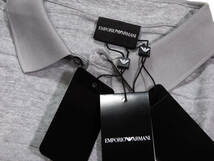 未使用 EMPORIO ARMANI エンポリオアルマーニ 希少サイズ 3XL 立体編 ポロシャツ _画像5