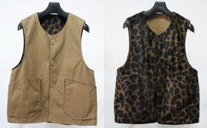 20AW Engineered Garments エンジニアードガーメンツ Over Vest HB Twill リバーシブル オーバー ベスト XS