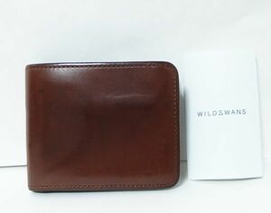 WILDSWANS ワイルドスワンズ WAREHOUSE ウエアハウス 別注 GROUNDER グラウンダー 2つ折り財布 ウォレット シェルコードバン バーボン