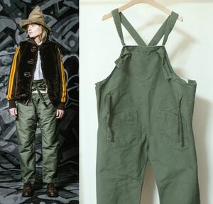 16AW FWK Engineered Garments engineered garments Overalls Cotton Double Cloth комбинезон хлопок двойной Cross 1