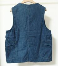 POST O'ALLS OVERALLS ポスト オーバーオールズ ROYAL TRAVELER VEST ロイヤルトラベラー ベスト S アメリカ製_画像2