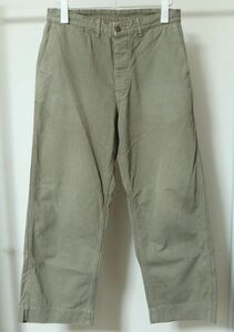 WAREHOUSE ウエアハウス Lot 1210 MILITARY HERRINGBONE UTILITY PANTS USED WASH ミリタリー ヘリンボーン ユーティリティ パンツ W33