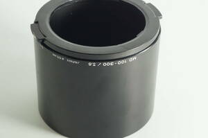 jaA★送料無料 美品★MINOLTA New MＤ100-300mm F5.6用 メタルフード 55mm径 ミノルタ レンズフード