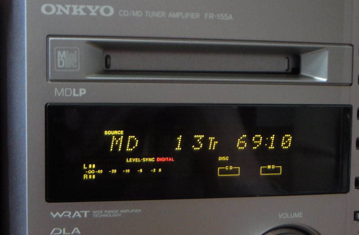 ONKYO CDレシーバー/スピーカ、リモコン付属、スピーカケーブル付