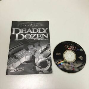 Z9111 ◆DEADLY DOZEN デッドリーダズン ディスク、説のみ Windows PCゲームソフト