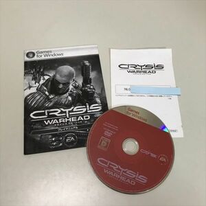 Z9114 ◆クライシス ウォーヘッド CRYSIS WARHEAD ディスク、シリアル、説のみ Windows PCゲームソフト