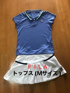 【美品】FILA ポロシャツ ( Mサイズ ) フィラ テニスウェア トップス