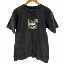 HUF(ハフ) スクエアロゴ プリントクルーネックTシャツ メンズ JPN：M 中古 古着 0623_画像1