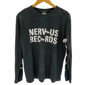 BBP(ビービーピー) NERVOUS RECORDS ロングスリーブカットソー メンズ 表記無 中古 古着 0203