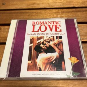 ROMANTIC LOVE BALLAD SONGS 25NUMBER Vol.1 CD 中古品　テンプテーションズ　ポール・アンカ