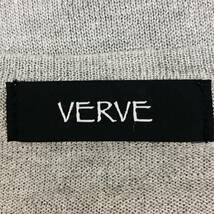 k0749 美品 VERVE ニット ポンチョ型 薄手 Vネック ラメ キラキラ S グレー シルバー 無地 レディース 華やか エレガントガーリーチック_画像8