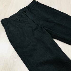 k0994 UNIQLO ユニクロ パンツ 綿混 ストレート ポケット センタープレス W73 グレー 無地 メンズ ナチュラル シンプルデイリーカジュアル