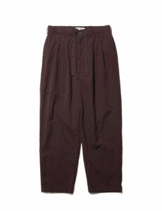 COOTIE Wool Gabardine 2 Tuck Easy Pants