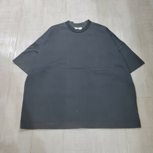 marka マーカ ビッグ ポケット Tシャツ 半袖Tシャツ S/S TEE 無地 グリーン 系 サイズ 4