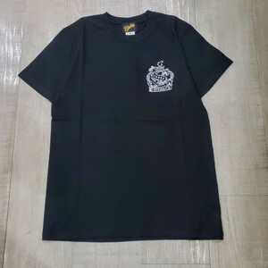 新品 未使用 Ride me ライド ミー SPREAD プリント Tシャツ 半袖Tシャツ S/S TEE ブラック サイズ M