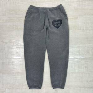 22aw 2022 HUMAN MADE ヒューマンメイド LOGO FLEECE PANTS ロゴ フリース パンツ グレー 系 サイズ L