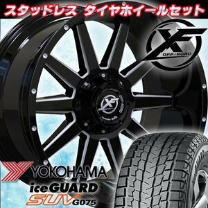 新品 20x10J FORD F150 ラプター RAPTOR XF OFFROAD XF219 20インチ国産スタッドレスタイヤホイールセット YOKOHAMA 275/55R20