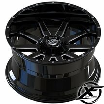 新品 20x10J エスカレード タホ サバーバン XF OFFROAD XF219 20インチ国産スタッドレスタイヤホイールセット YOKOHAMA 275/55R20_画像3