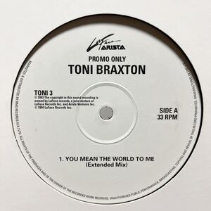 toni braxton / you mean the world to me / seven whole days CR0300