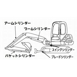 【ヤンマー】 B03 ブームシリンダー用シールキットの画像5