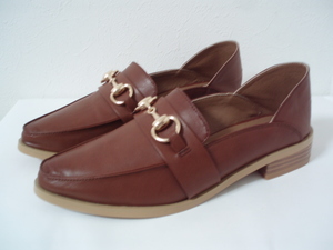  new goods ESPERANZA Esperanza bit attaching Bab -shu Loafer heel ....... size S(22.0~22.5cm)