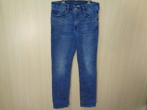 s27◆Levi's アスレチックフィット テーパード デニムパンツ◆リーバイス 18年製 ｗ33 インディゴ ストレッチ ウォーターレス ジーンズ 5I