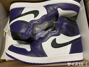 国内正規品■US10■NIKE AIR JORDAN 1 RETRO HIGH OGナイキ エアジョーダン1レトロ ハイ オージー/コートパープル/COURT PURPLE/555088-500