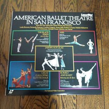 レア　LD レーザディスク　AMERICAN BALLET THE ATRE IN SAN FRANCISCO アメリカバレエ　サンフランシスコ　バレリーナ_画像1