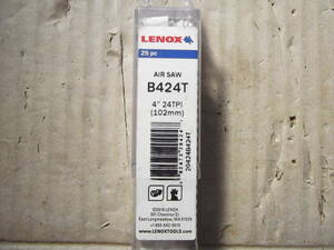 LENOX (レノックス) エアソーブレード 20424B424T 24T　25枚　バイメタル　BRJ120　RJK120