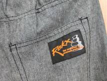 Rokx 新品 イージーパンツ 男女兼用 ロックス クライミングパンツ ブラック Sサイズ ガゼット 綿100% アスレチックパンツ アウトドア_画像5