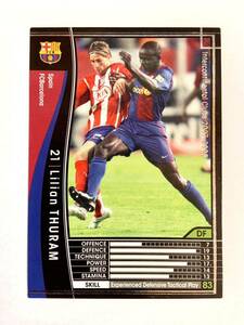 WCCF 2007-2008 リリアン・テュラム EXTRA エクストラカード Panini 07-08 FC バルセロナ