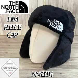 【希少レア】THE NORTH FACE HIM FLEECE CAP ノースフェイス ヒムフリースキャップ 黒 NN42034 ボア 帽子 メンズ レディース BLACK 冬