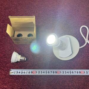 ［101144］LED ハロゲン電球　スポットライト　昼光色　5W 100V E26 2個入り