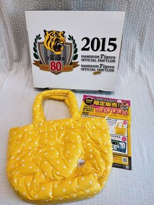 阪神タイガース ファンクラブ グッズ 2015 キルティング トートバック 未使用 阪神 タイガース 当時物 コレクション FANCLUB(092909)