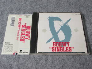 中古CD BOOWY SINGLES ボウイ　帯付き　CT32-5370