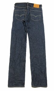 未使用に近い 米国製 LEVI'S Lot:505(005051869)リーバイス ストレート/ジーンズ/デニム /W30/インディゴ/BIGE(ビッグE) /赤耳セルヴィッチ