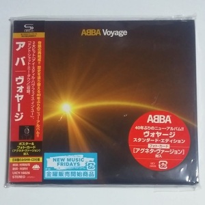 国内盤SHM-CD★アバ「ヴォヤージ」帯・外袋付　ポスター＆フォト・カード(アグネタ・ヴァージョン)封入　ABBA / Voyage