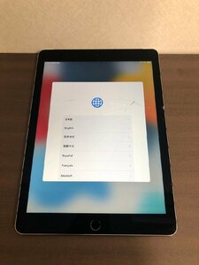 Apple iPad air2 16GB 画面割れ バッテリー64% Wi-Fi+Cellular キャリアau MGGX2J/A スペースグレー A1567 現状品