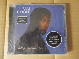 CD Sam Cooke「KEEP MOVIN' ON」輸入盤 18771-3563-2 シュリンク付き 美盤 32pのブックレットに微かな汚れ 全23曲