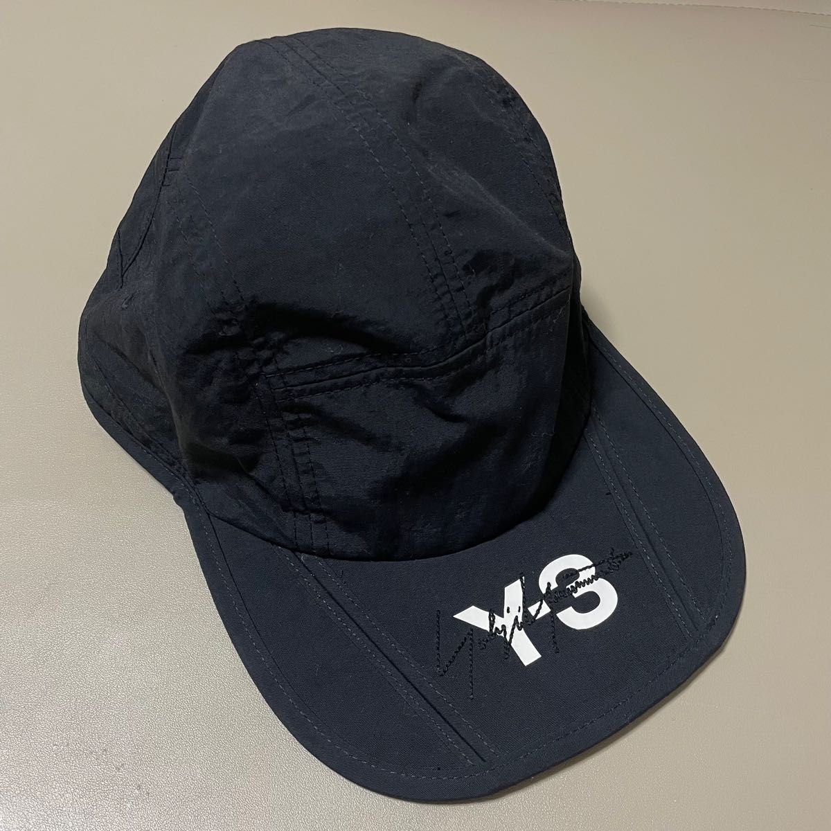 Y-3 ワイスリー ウール カーディガン 胸ロゴ刺繍 3ストライプ Sサイズ