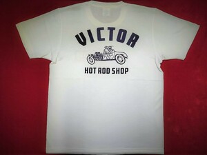 ●HOTROD VICTOR オリジナル T-SHIRT R/S ホットロッド カスタム KUSTOM●