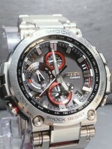 超美品 CASIO カシオ G-SHOCK ジーショック MTG 腕時計 電波ソーラー腕時計 無垢バンド、レイヤーコンポジットバンド MTG-B1000D-1AJF_画像2