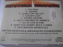 送料込み◆CD◆STEVIE WONDER／INNERVISIONS◆USA盤_画像2