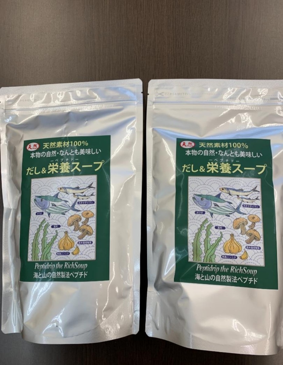 ぺプチド だし&栄養スープ 500g 2袋セット【A】|PayPayフリマ