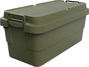 n_ TRUSCO(トラスコ) トランクカーゴ 収納ボックス フラット天板仕様 70L ОD色 ODCF-70 西桂店