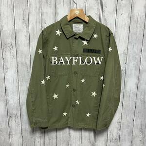 BAYFLOW 星柄ミリタリーシャツジャケット！